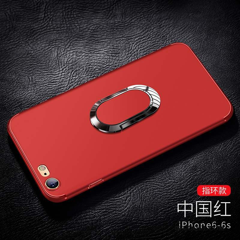 iPhone 6/6s Coque Rouge Grand Incassable Silicone Tendance Étui