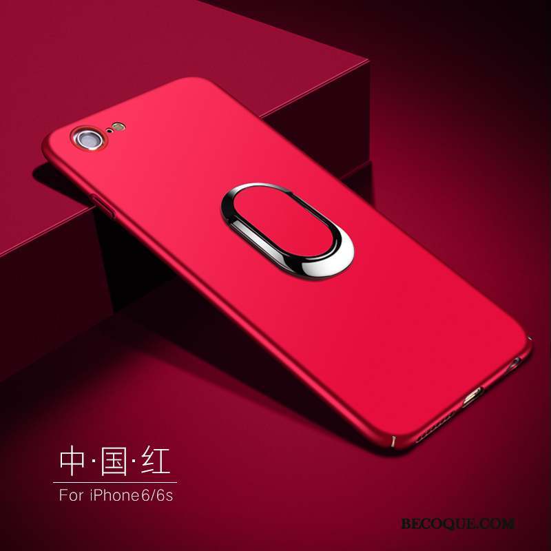 iPhone 6/6s Coque Rouge Grand Incassable Silicone Tendance Étui