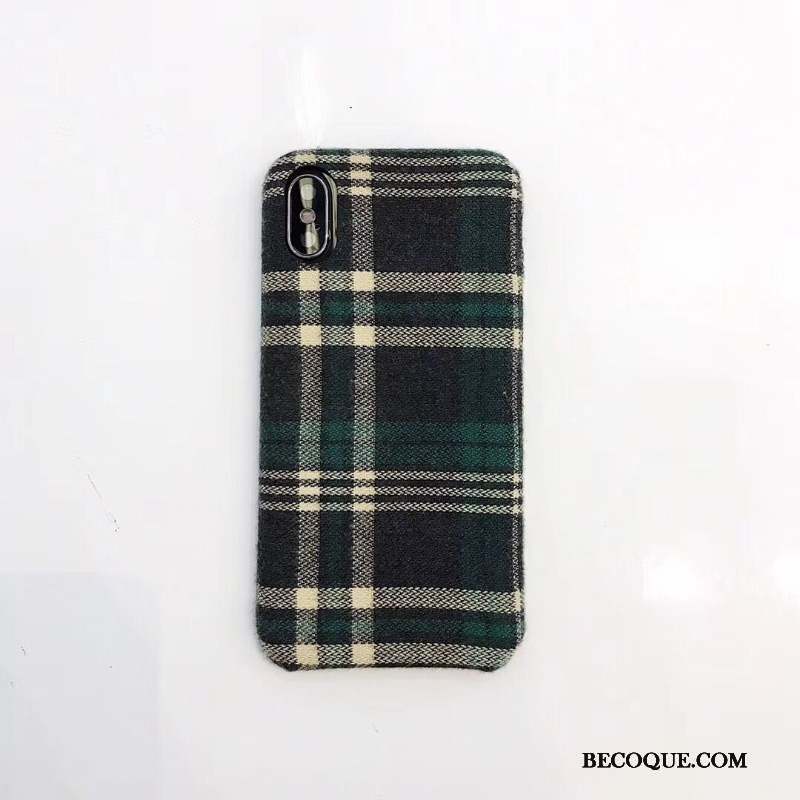 iPhone 6/6s Créatif Coque De Téléphone Vert Plaid Fluide Doux Amoureux