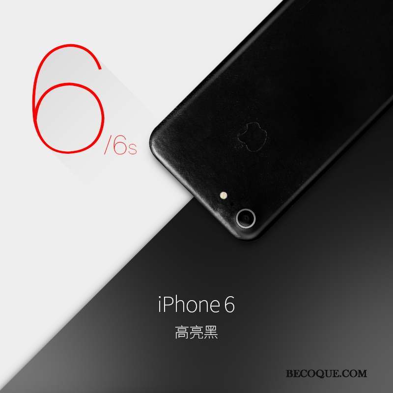 iPhone 6/6s Créatif Jaune Coque De Téléphone Luxe Cuir Véritable Étui