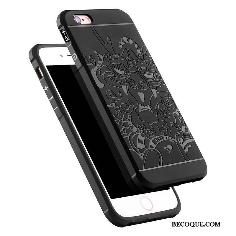 iPhone 6/6s Fluide Doux Incassable Coque De Téléphone Tendance Silicone Tout Compris