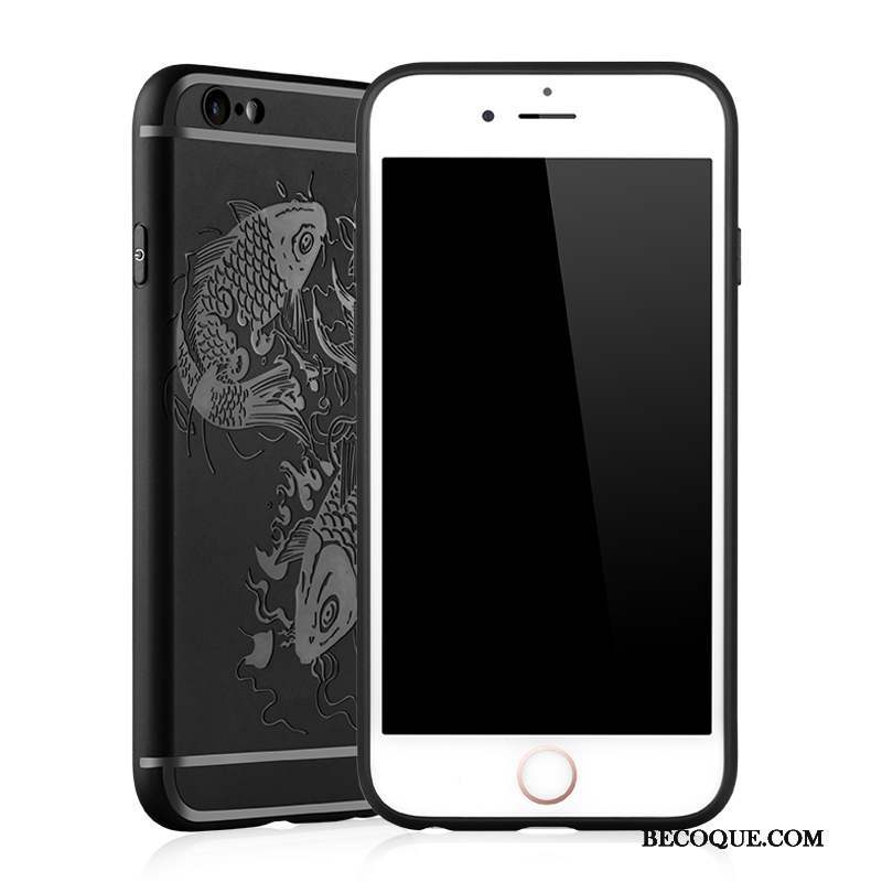 iPhone 6/6s Fluide Doux Incassable Coque De Téléphone Tendance Silicone Tout Compris