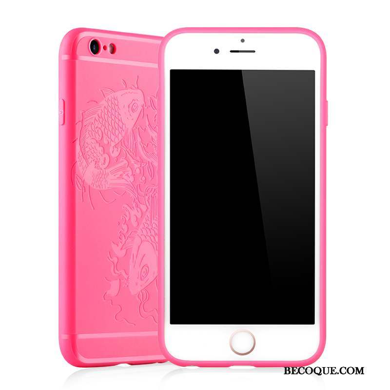 iPhone 6/6s Fluide Doux Incassable Coque De Téléphone Tendance Silicone Tout Compris