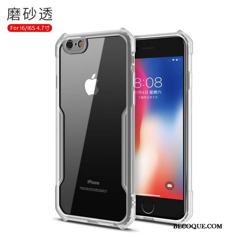 iPhone 6/6s Gris Personnalité Silicone Étui Coque De Téléphone Créatif