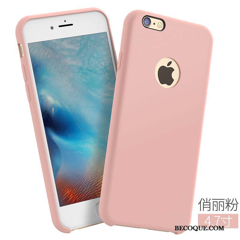 iPhone 6/6s Incassable Coque De Téléphone Délavé En Daim Jaune Silicone Modèle