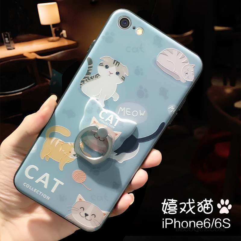 iPhone 6/6s Marque De Tendance Créatif Coque De Téléphone Petit Bleu Personnalité