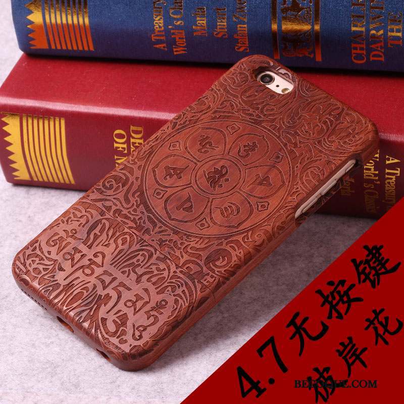 iPhone 6/6s Nouveau En Bois Luxe Personnalité Bois Massif Coque De Téléphone