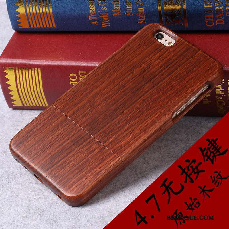 iPhone 6/6s Nouveau En Bois Luxe Personnalité Bois Massif Coque De Téléphone