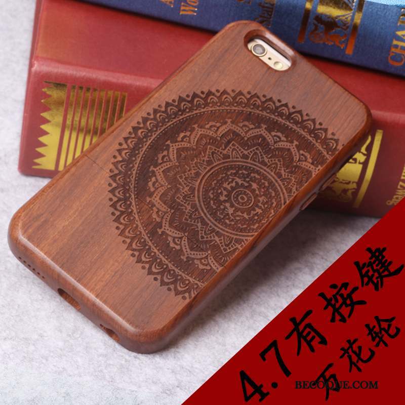 iPhone 6/6s Nouveau En Bois Luxe Personnalité Bois Massif Coque De Téléphone