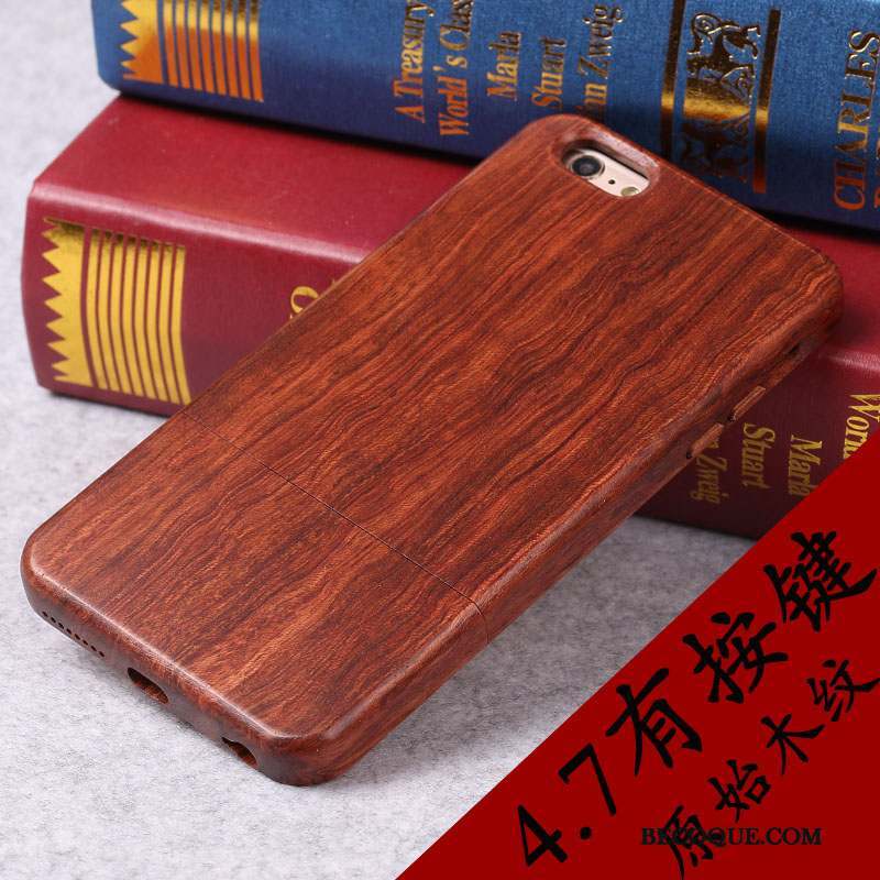 iPhone 6/6s Nouveau En Bois Luxe Personnalité Bois Massif Coque De Téléphone