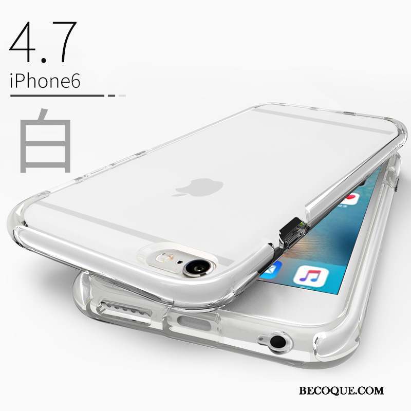 iPhone 6/6s Personnalité Coque De Téléphone Incassable Silicone Fluide Doux Délavé En Daim