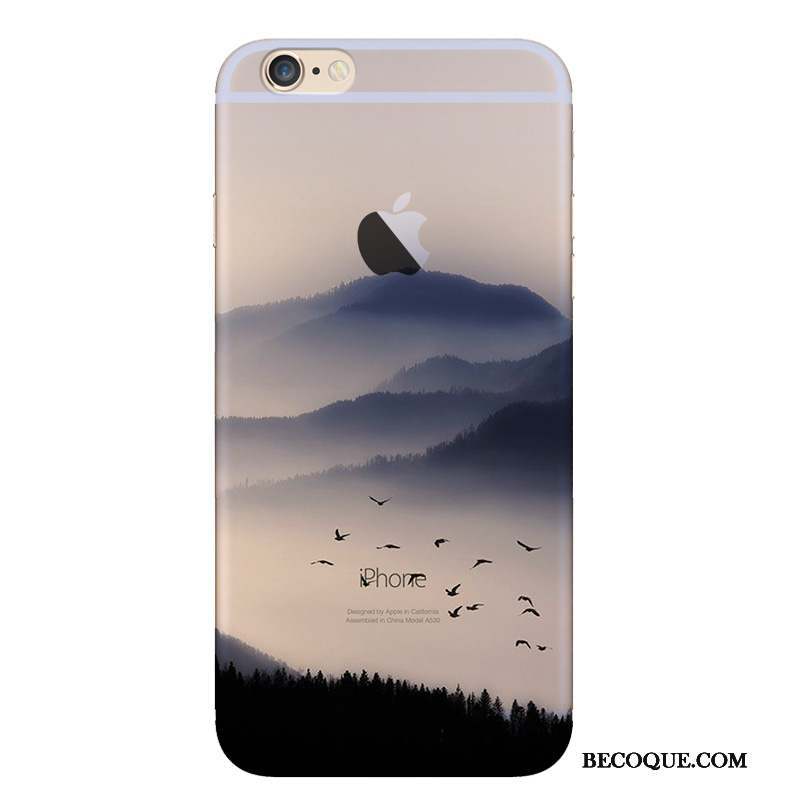 iPhone 6/6s Personnalité Tout Compris Tendance Coque De Téléphone Silicone Incassable