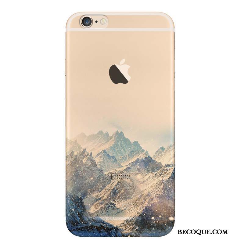 iPhone 6/6s Personnalité Tout Compris Tendance Coque De Téléphone Silicone Incassable