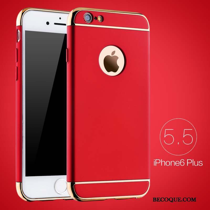 iPhone 6/6s Plus Anneau Tendance Créatif Coque Noir Délavé En Daim
