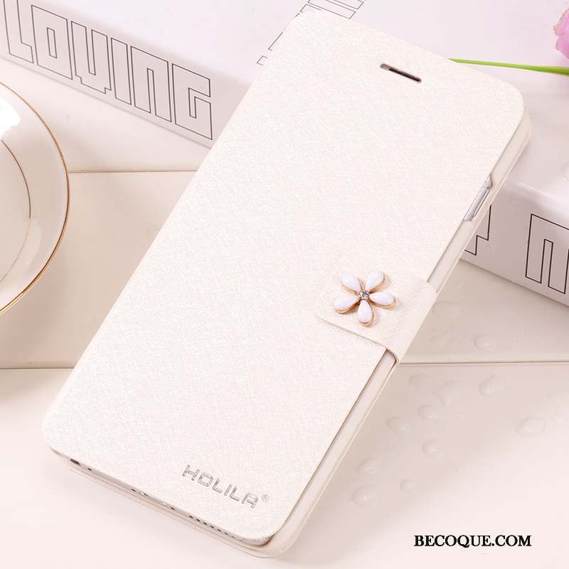 iPhone 6/6s Plus Blanc Étui Coque De Téléphone Incassable Clamshell Étui En Cuir