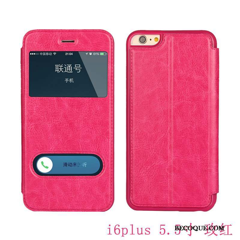 iPhone 6/6s Plus Clamshell Incassable Tout Compris Coque De Téléphone Noir Protection