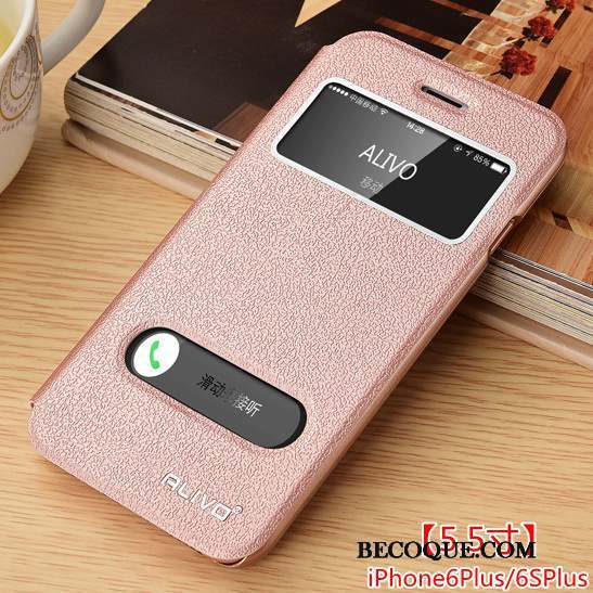 iPhone 6/6s Plus Clamshell Étui Coque Étui En Cuir Créatif De Téléphone