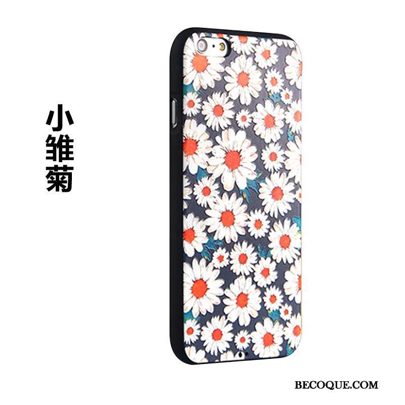 iPhone 6/6s Plus Coque Créatif Étui Gaufrage Bleu Tendance Protection