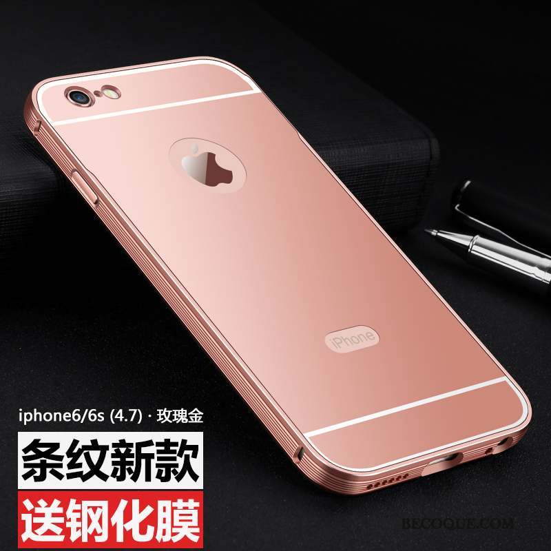 iPhone 6/6s Plus Coque De Téléphone Incassable Nouveau Protection Border Métal