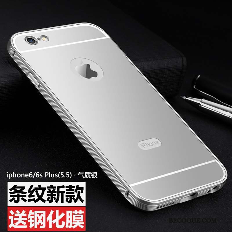 iPhone 6/6s Plus Coque De Téléphone Incassable Nouveau Protection Border Métal