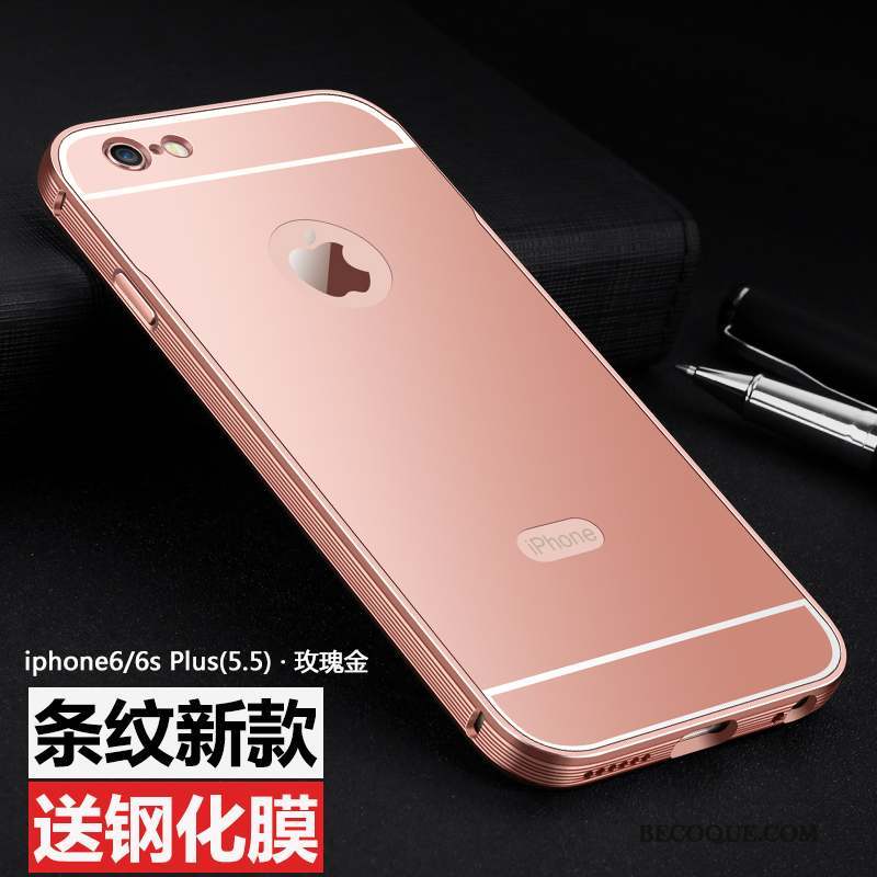 iPhone 6/6s Plus Coque De Téléphone Incassable Nouveau Protection Border Métal