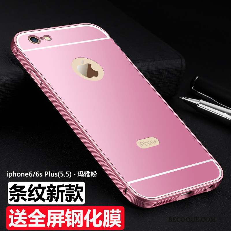 iPhone 6/6s Plus Coque De Téléphone Incassable Nouveau Protection Border Métal