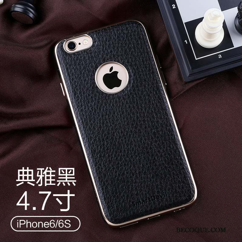 iPhone 6/6s Plus Coque De Téléphone Simple Incassable Business Étui Fluide Doux