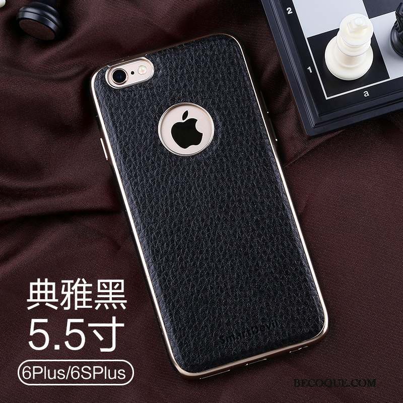 iPhone 6/6s Plus Coque De Téléphone Simple Incassable Business Étui Fluide Doux