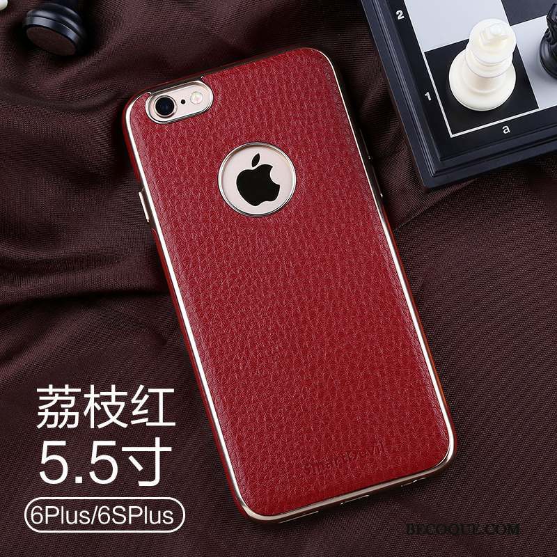 iPhone 6/6s Plus Coque De Téléphone Simple Incassable Business Étui Fluide Doux