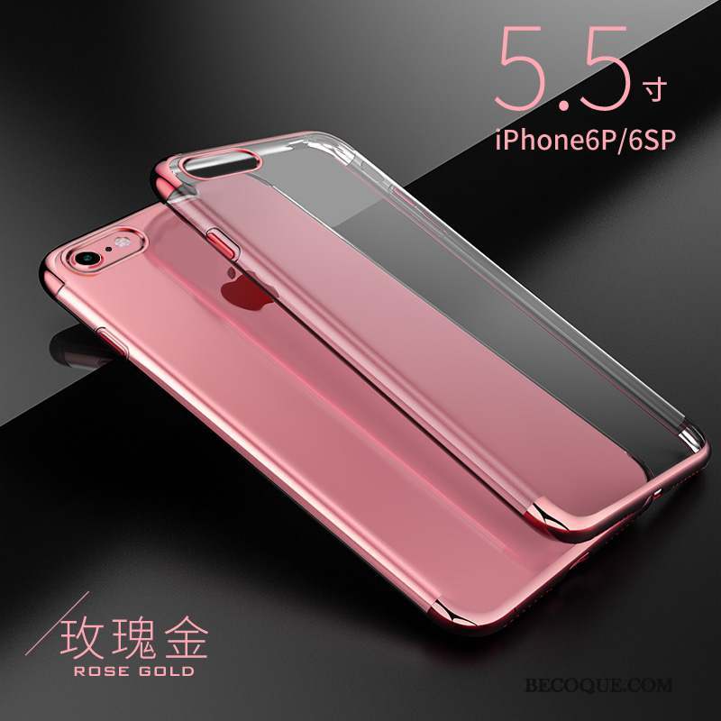 iPhone 6/6s Plus Coque De Téléphone Tout Compris Silicone Transparent Incassable Fluide Doux
