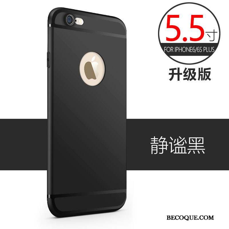 iPhone 6/6s Plus Coque De Téléphone Très Mince Protection Fluide Doux Silicone Délavé En Daim