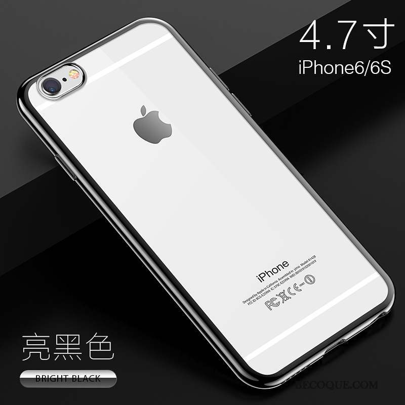 iPhone 6/6s Plus Coque De Téléphone Très Mince Transparent Incassable Tendance Silicone