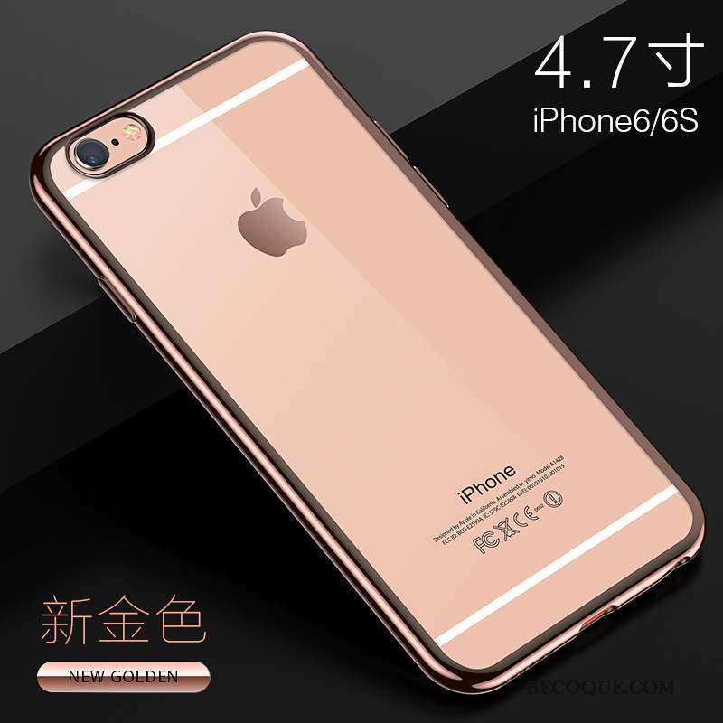 iPhone 6/6s Plus Coque De Téléphone Très Mince Transparent Incassable Tendance Silicone