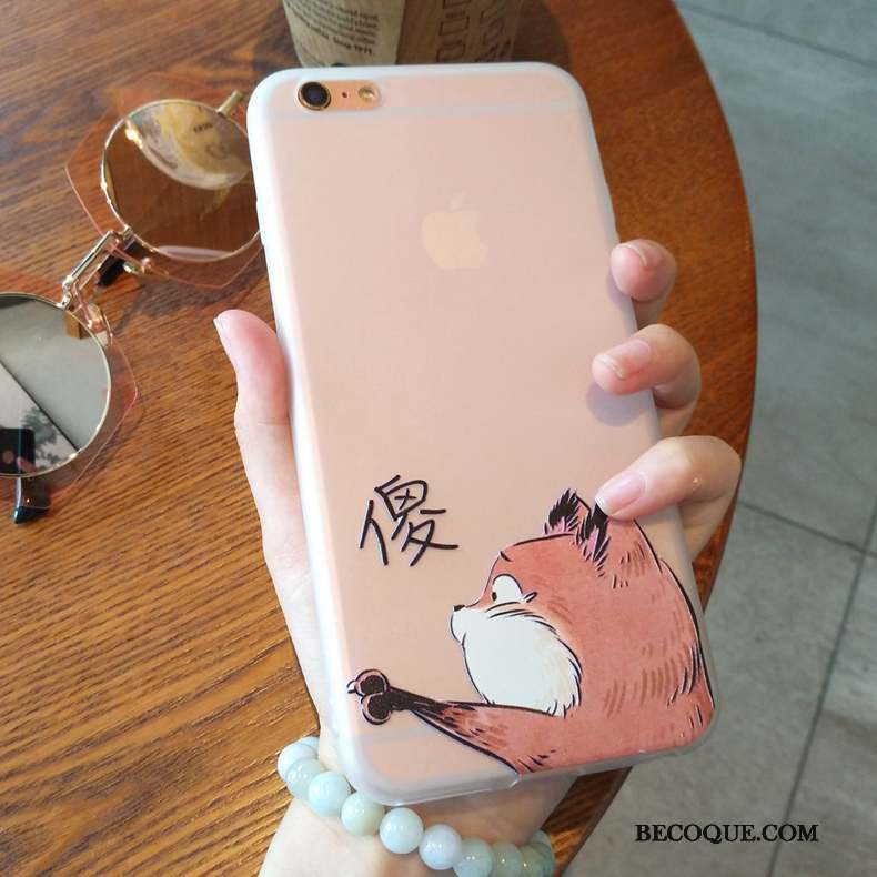 iPhone 6/6s Plus Coque Fluide Doux Silicone Multicolore Tout Compris Frais Transparent