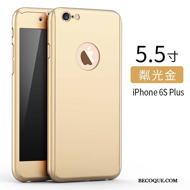 iPhone 6/6s Plus Coque Incassable Délavé En Daim Rose Kaki Tout Compris Téléphone Portable