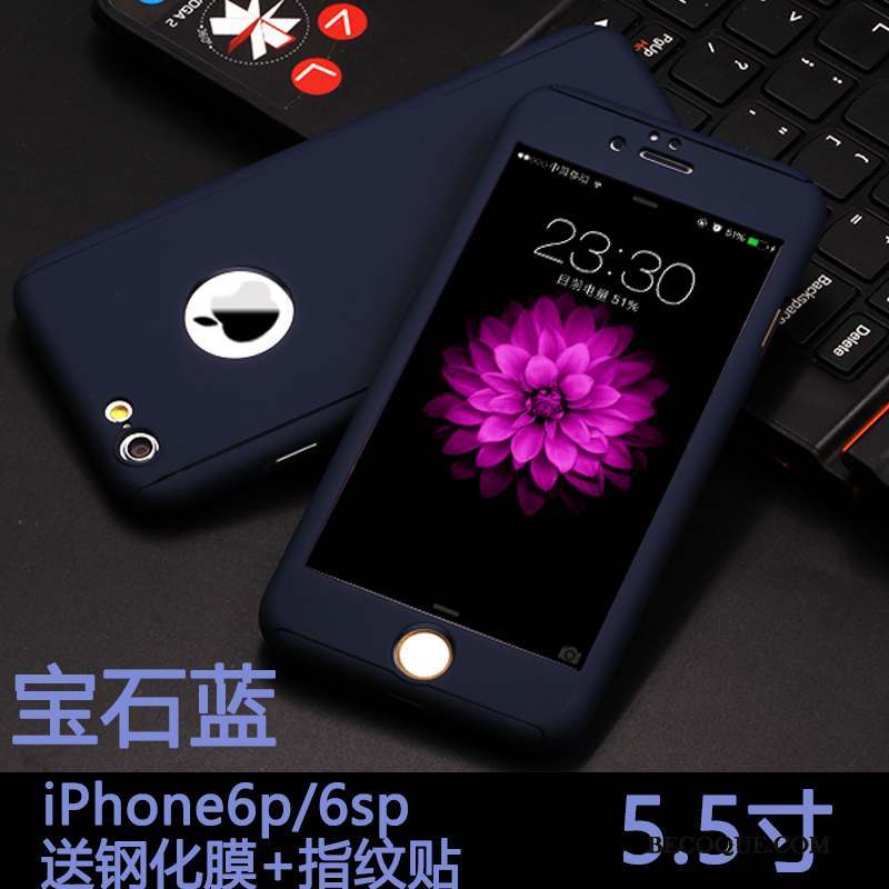 iPhone 6/6s Plus Coque Incassable Délavé En Daim Rose Kaki Tout Compris Téléphone Portable