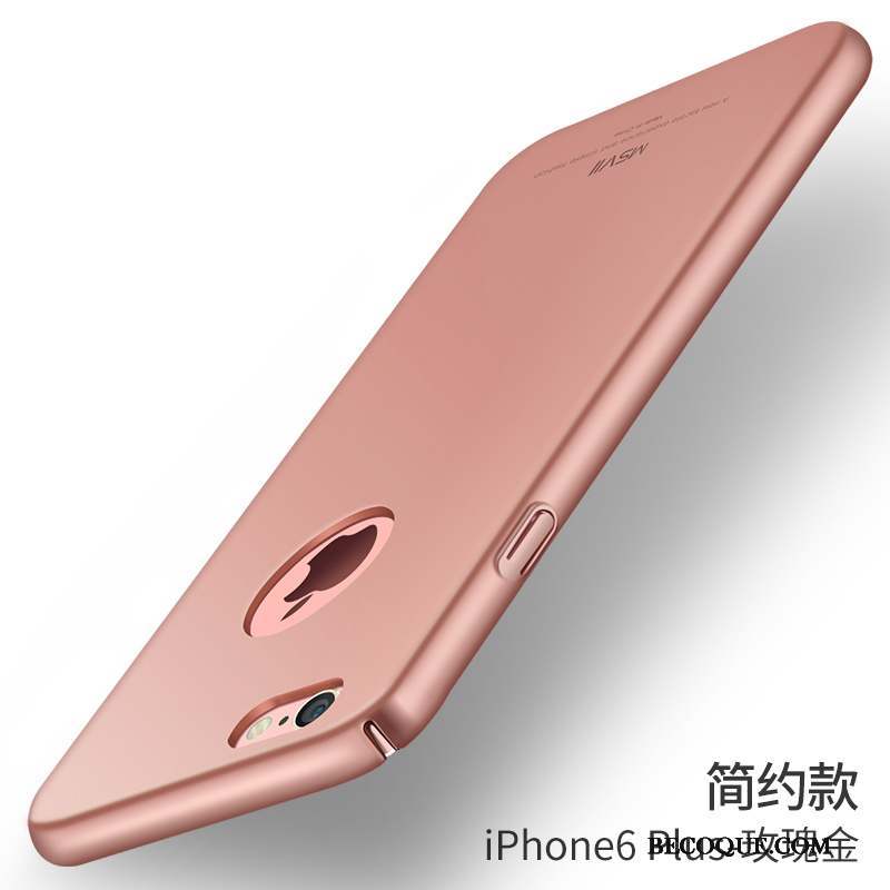 iPhone 6/6s Plus Coque Très Mince Étui Incassable Or Délavé En Daim Personnalité