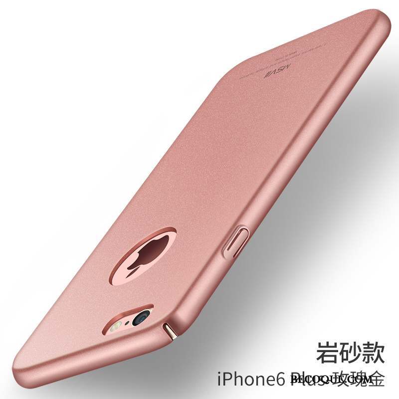 iPhone 6/6s Plus Coque Très Mince Étui Incassable Or Délavé En Daim Personnalité