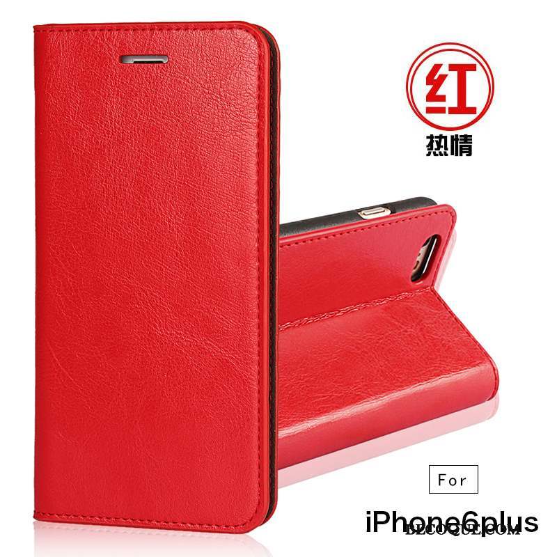 iPhone 6/6s Plus Coque Étui Étui En Cuir Protection Portefeuille Clamshell Incassable