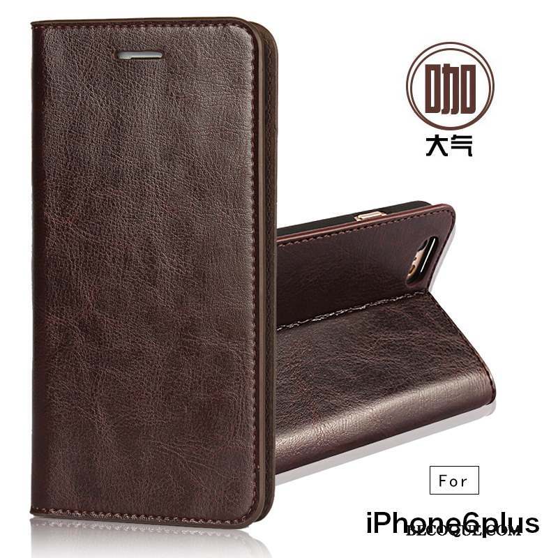 iPhone 6/6s Plus Coque Étui Étui En Cuir Protection Portefeuille Clamshell Incassable