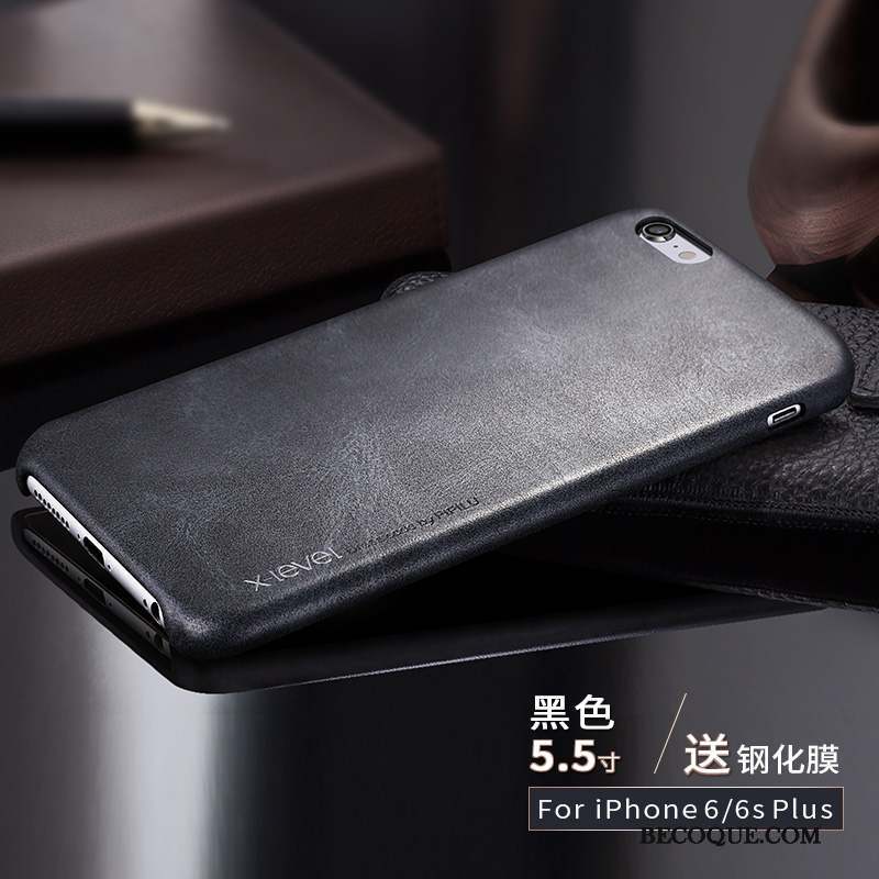 iPhone 6/6s Plus Cuir Étui Protection Coque De Téléphone Carte Incassable