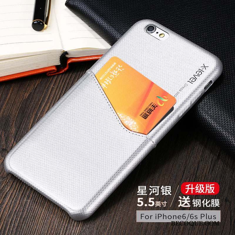 iPhone 6/6s Plus Cuir Étui Protection Coque De Téléphone Carte Incassable