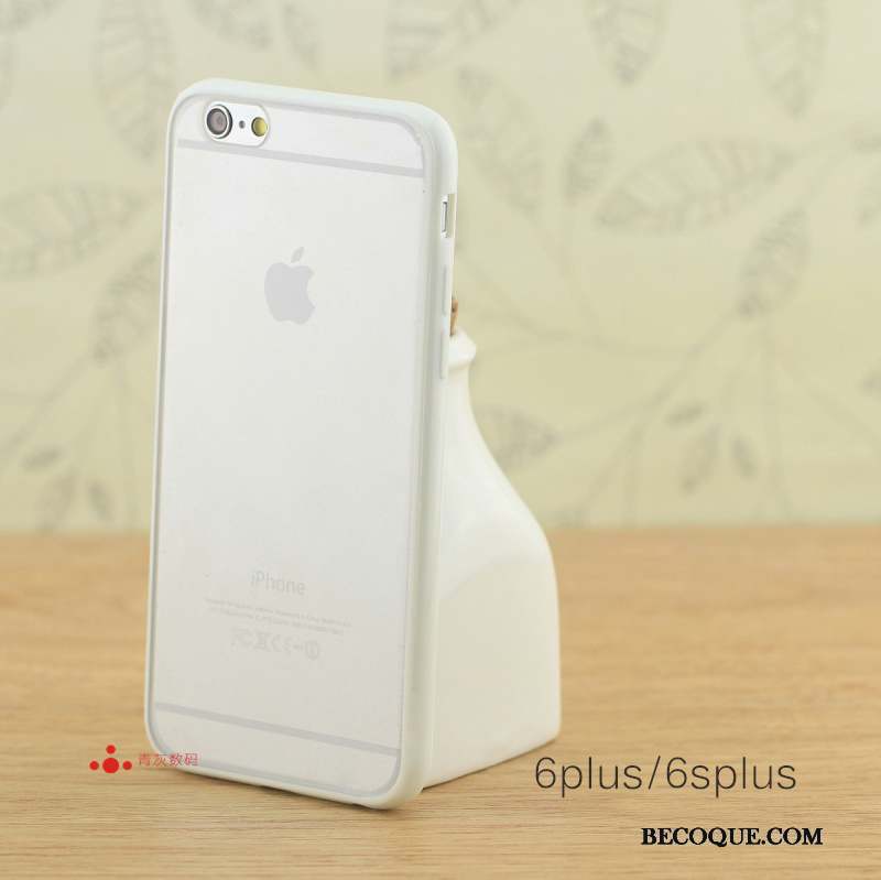 iPhone 6/6s Plus Difficile Silicone Petit Coque Violet Frais
