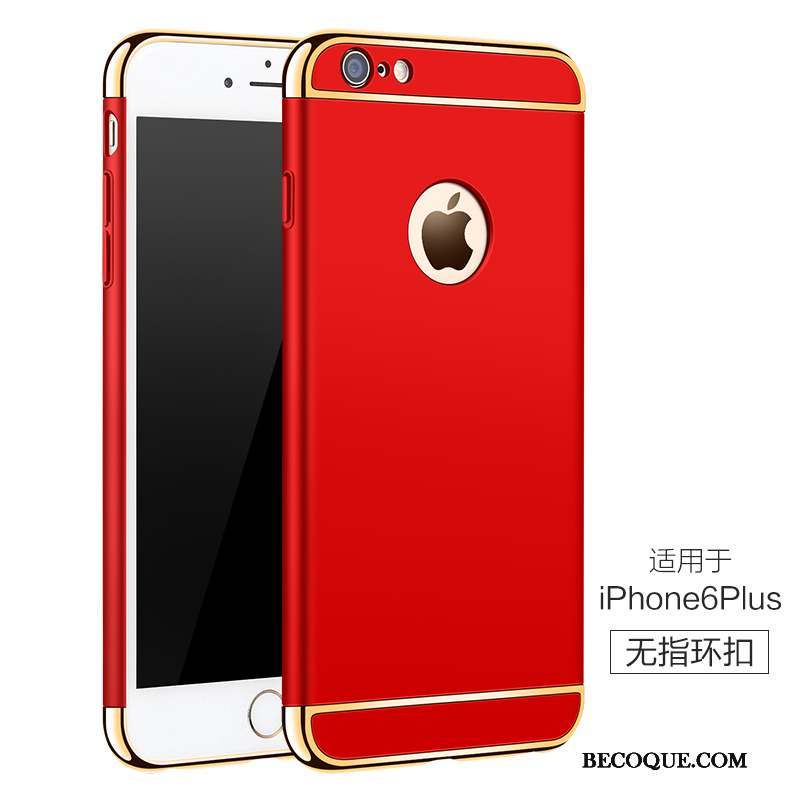 iPhone 6/6s Plus Incassable Difficile Étui Tendance Coque Rouge