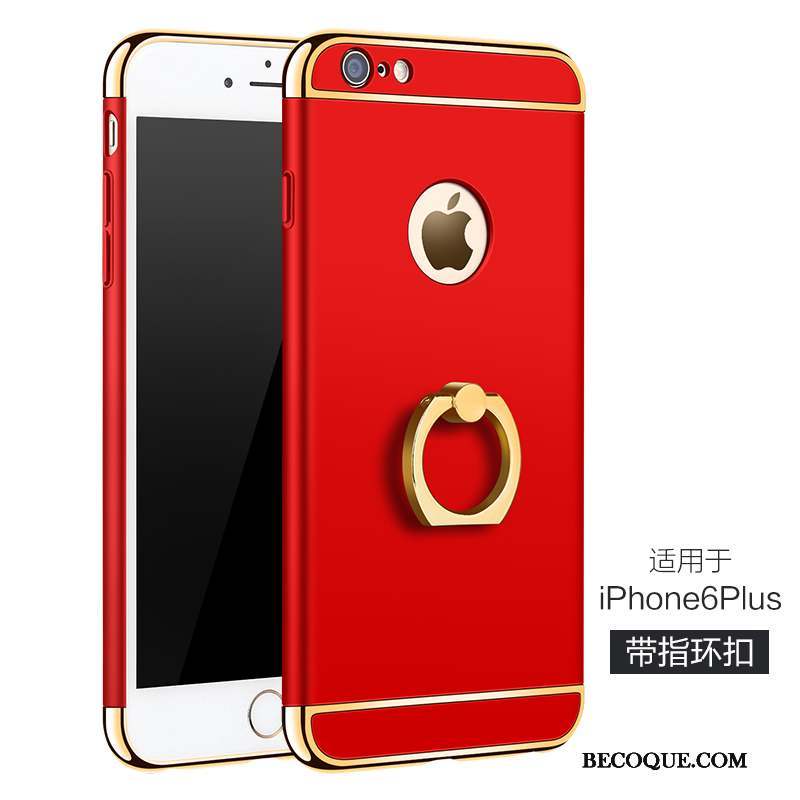 iPhone 6/6s Plus Incassable Difficile Étui Tendance Coque Rouge