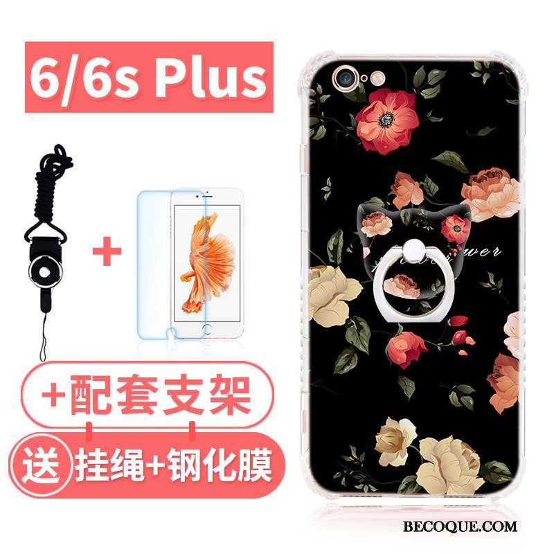 iPhone 6/6s Plus Incassable Tout Compris Étui Coque Ornements Suspendus Rose