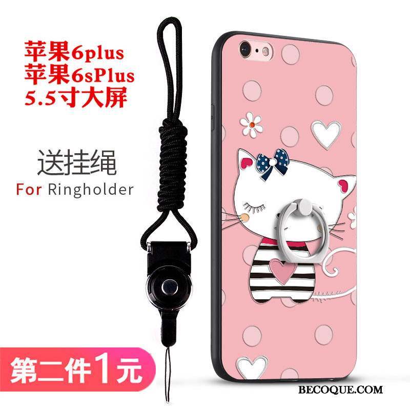 iPhone 6/6s Plus Incassable Téléphone Portable Fluide Doux Silicone Coque De Téléphone Étui