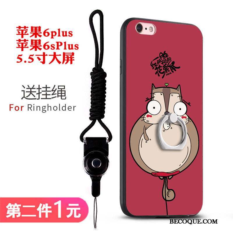 iPhone 6/6s Plus Incassable Téléphone Portable Fluide Doux Silicone Coque De Téléphone Étui