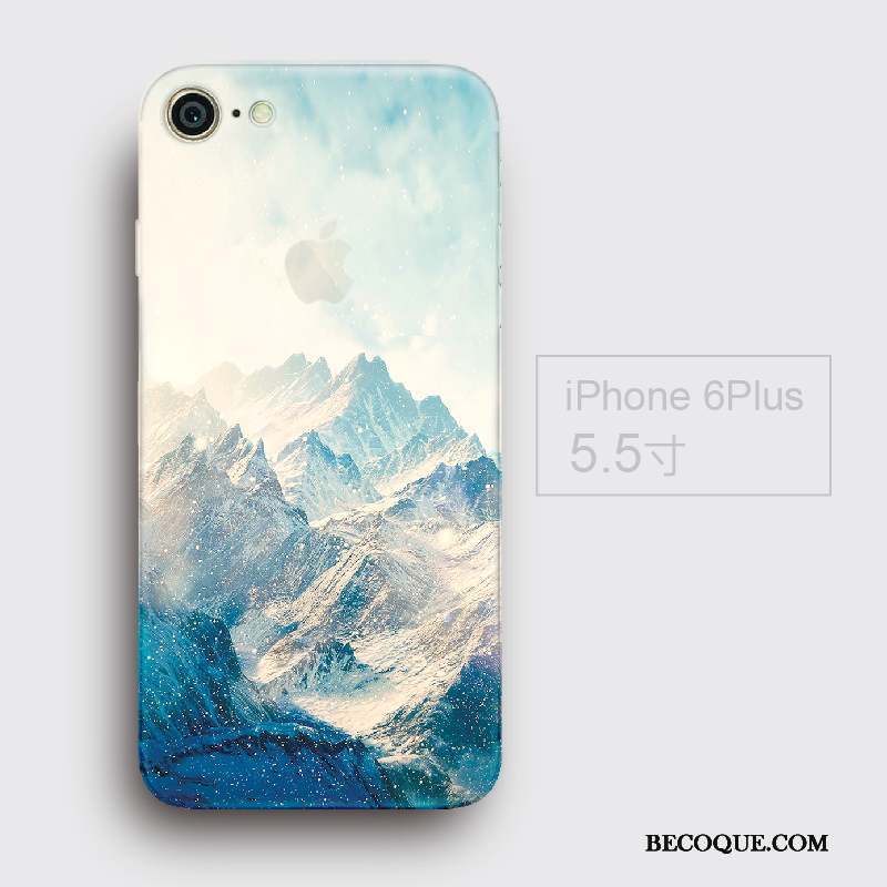 iPhone 6/6s Plus Jaune Créatif Étui Style Chinois Coque De Téléphone Incassable