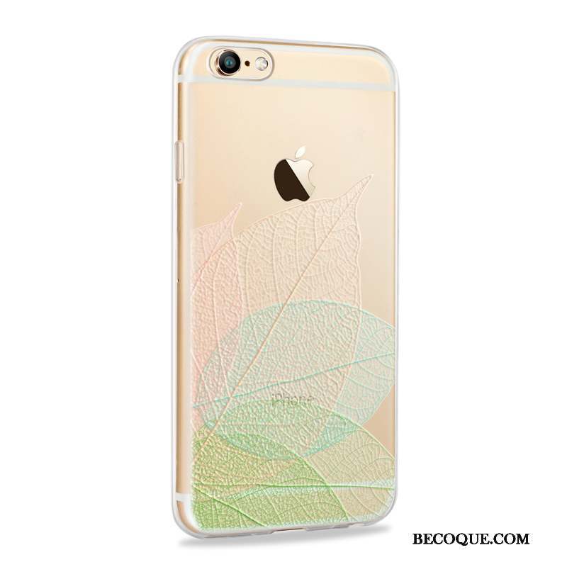 iPhone 6/6s Plus Or Fluide Doux Tout Compris Silicone Incassable Coque De Téléphone